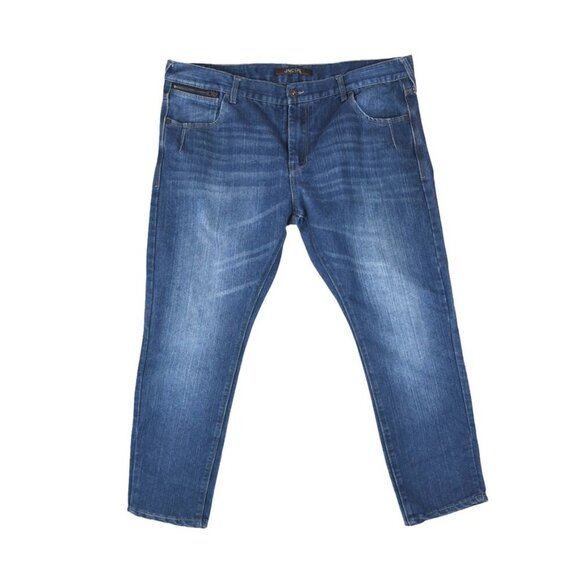 JNCO 85 Jeans Mens 40x30 Straight Crown Brand 30x28 Shorter Actual *Hemmed* - Picture 1 of 9